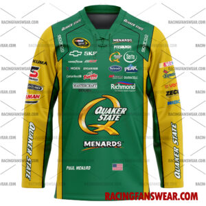 Paul Menard Nascar Racing 2011 Uniform Apparel Clothes Baseball Jersey Hockey Jersey 3 Nascar store - Loyal fans of Paul Menard's Men's Baseball Jersey,Women's Baseball Jersey,Kid's Baseball Jersey,Men's Hockey Jerseys,WoMen's Hockey Jerseys,Youth's Hockey Jerseys:vintage nascar racing suit,uniform,apparel,shirts,merch,merchandise,jersey,hoodie,jackets,shorts,sweatshirt,outfits,clothes