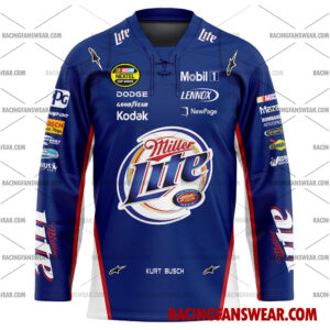 Kurt Busch Nascar Racing 2006 Uniform Apparel Clothes Baseball Jersey Hockey Jersey 3 Nascar store - Loyal fans of Kurt Busch's Men's Baseball Jersey,Women's Baseball Jersey,Kid's Baseball Jersey,Men's Hockey Jerseys,WoMen's Hockey Jerseys,Youth's Hockey Jerseys:vintage nascar racing suit,uniform,apparel,shirts,merch,merchandise,jersey,hoodie,jackets,shorts,sweatshirt,outfits,clothes