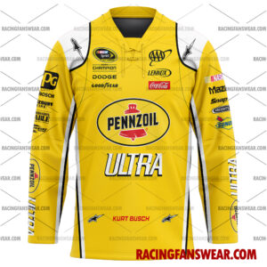 Kurt Busch Nascar Racing 2011 Uniform Apparel Clothes Baseball Jersey Hockey Jersey 3 Nascar store - Loyal fans of Kurt Busch's Men's Baseball Jersey,Women's Baseball Jersey,Kid's Baseball Jersey,Men's Hockey Jerseys,WoMen's Hockey Jerseys,Youth's Hockey Jerseys:vintage nascar racing suit,uniform,apparel,shirts,merch,merchandise,jersey,hoodie,jackets,shorts,sweatshirt,outfits,clothes