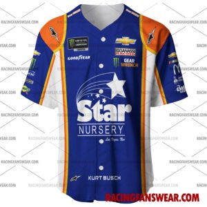 Kurt Busch Nascar Racing 2019 Uniform Apparel Clothes Baseball Jersey Hockey Jersey 1 Nascar store - Loyal fans of Kurt Busch's Men's Baseball Jersey,Women's Baseball Jersey,Kid's Baseball Jersey,Men's Hockey Jerseys,WoMen's Hockey Jerseys,Youth's Hockey Jerseys:vintage nascar racing suit,uniform,apparel,shirts,merch,merchandise,jersey,hoodie,jackets,shorts,sweatshirt,outfits,clothes
