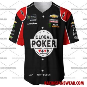 Kurt Busch Nascar Racing 2019 Uniform Apparel Clothes Baseball Jersey Hockey Jersey 1 Nascar store - Loyal fans of Kurt Busch's Men's Baseball Jersey,Women's Baseball Jersey,Kid's Baseball Jersey,Men's Hockey Jerseys,WoMen's Hockey Jerseys,Youth's Hockey Jerseys:vintage nascar racing suit,uniform,apparel,shirts,merch,merchandise,jersey,hoodie,jackets,shorts,sweatshirt,outfits,clothes