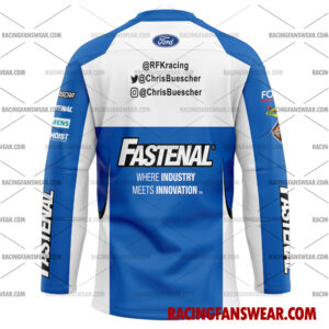 Nascar store - Loyal fans of Chris Buescher's Men's Baseball Jersey,Women's Baseball Jersey,Kid's Baseball Jersey,Men's Hockey Jerseys,WoMen's Hockey Jerseys,Youth's Hockey Jerseys:vintage nascar racing suit,uniform,apparel,shirts,merch,merchandise,jersey,hoodie,jackets,shorts,sweatshirt,outfits,clothes