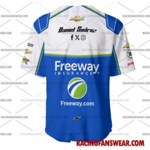 Daniel Suarez Nascar Racing 2025 Uniform Apparel Clothes Baseball Jersey Hockey Jersey 2 Nascar store - Loyal fans of Daniel Suarez's Men's Baseball Jersey,Women's Baseball Jersey,Kid's Baseball Jersey,Men's Hockey Jerseys,WoMen's Hockey Jerseys,Youth's Hockey Jerseys:vintage nascar racing suit,uniform,apparel,shirts,merch,merchandise,jersey,hoodie,jackets,shorts,sweatshirt,outfits,clothes