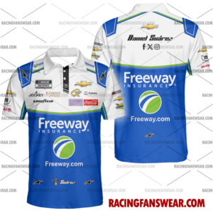 Daniel Suarez Nascar Racing 2025 Uniform Apparel Clothes Hawaiian Polo Shirts 3 Nascar store - Loyal fans of Daniel Suarez's Unisex Hawaiian Shirt,Unisex Polo Shirt,Kid Hawaiian Shirt,Kid Polo Shirt:vintage nascar racing suit,uniform,apparel,shirts,merch,merchandise,jersey,hoodie,jackets,shorts,sweatshirt,outfits,clothes