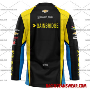 Nascar store - Loyal fans of Justin Haley's Men's Baseball Jersey,Women's Baseball Jersey,Kid's Baseball Jersey,Men's Hockey Jerseys,WoMen's Hockey Jerseys,Youth's Hockey Jerseys:vintage nascar racing suit,uniform,apparel,shirts,merch,merchandise,jersey,hoodie,jackets,shorts,sweatshirt,outfits,clothes