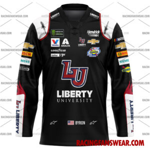 Nascar store - Loyal fans of William Byron's Men's Baseball Jersey,Women's Baseball Jersey,Kid's Baseball Jersey,Men's Hockey Jerseys,WoMen's Hockey Jerseys,Youth's Hockey Jerseys:vintage nascar racing suit,uniform,apparel,shirts,merch,merchandise,jersey,hoodie,jackets,shorts,sweatshirt,outfits,clothes