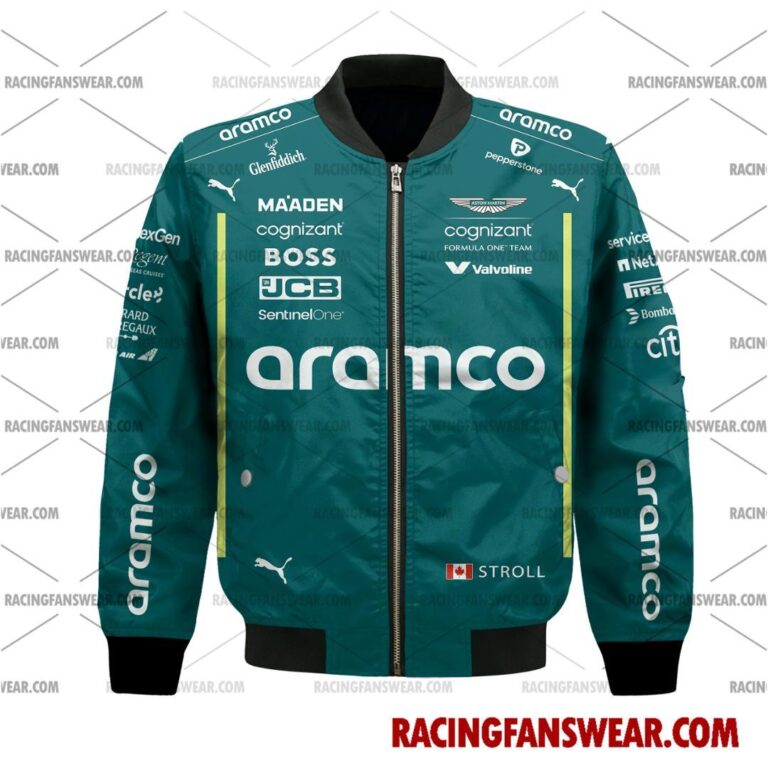 Formula One store - Loyal fans of Lance Stroll's Bomber Jacket,Unisex Thick Coat,Unisex Sleeveless Hoodie,Unisex Hooded T-Shirt,Kid Sleeveless Hoodie,Kid Hooded T-Shirts,Kid Thick Coat:vintage formula one racing suit,uniform,apparel,shirts,merch,merchandise,jersey,hoodie,jackets,shorts,sweatshirt,outfits,clothes