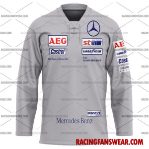 Michael Schumacher Formula One Racing 1990 Uniform Apparel Clothes Baseball Jersey Hockey Jersey 3 Formula One store - Loyal fans of Michael Schumacher's Men's Baseball Jersey,Women's Baseball Jersey,Kid's Baseball Jersey,Men's Hockey Jerseys,WoMen's Hockey Jerseys,Youth's Hockey Jerseys:vintage formula one racing suit,uniform,apparel,shirts,merch,merchandise,jersey,hoodie,jackets,shorts,sweatshirt,outfits,clothes