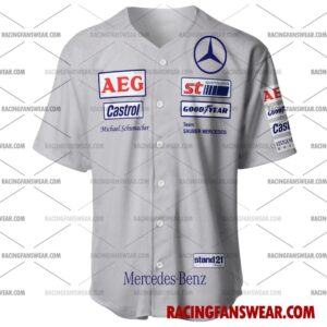 Michael Schumacher Formula One Racing 1990 Uniform Apparel Clothes Baseball Jersey Hockey Jersey 1 Formula One store - Loyal fans of Michael Schumacher's Men's Baseball Jersey,Women's Baseball Jersey,Kid's Baseball Jersey,Men's Hockey Jerseys,WoMen's Hockey Jerseys,Youth's Hockey Jerseys:vintage formula one racing suit,uniform,apparel,shirts,merch,merchandise,jersey,hoodie,jackets,shorts,sweatshirt,outfits,clothes