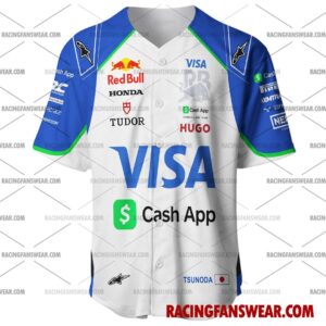 Formula One store - Loyal fans of Yuki Tsunoda's Men's Baseball Jersey,Women's Baseball Jersey,Kid's Baseball Jersey,Men's Hockey Jerseys,WoMen's Hockey Jerseys,Youth's Hockey Jerseys:vintage formula one racing suit,uniform,apparel,shirts,merch,merchandise,jersey,hoodie,jackets,shorts,sweatshirt,outfits,clothes