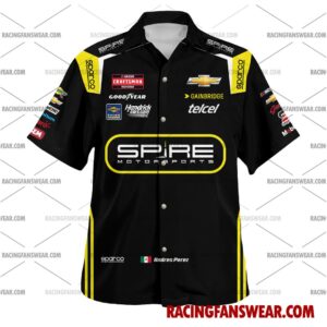 Andres Perez Nascar Racing 2025 Uniform Apparel Clothes Hawaiian Polo Shirts 1 Nascar store - Loyal fans of Andres Perez's Unisex Hawaiian Shirt,Unisex Polo Shirt,Kid Hawaiian Shirt,Kid Polo Shirt:vintage nascar racing suit,uniform,apparel,shirts,merch,merchandise,jersey,hoodie,jackets,shorts,sweatshirt,outfits,clothes