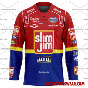 Aric Almirola Nascar Racing 2007 Uniform Apparel Clothes Baseball Jersey Hockey Jersey 3 Nascar store - Loyal fans of Aric Almirola's Men's Baseball Jersey,Women's Baseball Jersey,Kid's Baseball Jersey,Men's Hockey Jerseys,WoMen's Hockey Jerseys,Youth's Hockey Jerseys:vintage nascar racing suit,uniform,apparel,shirts,merch,merchandise,jersey,hoodie,jackets,shorts,sweatshirt,outfits,clothes