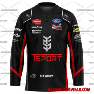 Ben Rhodes Nascar Racing 2025 Uniform Apparel Clothes Baseball Jersey Hockey Jersey 3 Nascar store - Loyal fans of Ben Rhodes's Men's Baseball Jersey,Women's Baseball Jersey,Kid's Baseball Jersey,Men's Hockey Jerseys,WoMen's Hockey Jerseys,Youth's Hockey Jerseys:vintage nascar racing suit,uniform,apparel,shirts,merch,merchandise,jersey,hoodie,jackets,shorts,sweatshirt,outfits,clothes