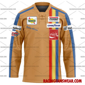 Bobby Allison IndyCar Racing 1973 Uniform Apparel Clothes Baseball Jersey Hockey Jersey 3 IndyCar store - Loyal fans of Bobby Allison's Men's Baseball Jersey,Women's Baseball Jersey,Kid's Baseball Jersey,Men's Hockey Jerseys,WoMen's Hockey Jerseys,Youth's Hockey Jerseys:Vintage indycar racing suit,uniform,apparel,shirts,merch,merchandise,jersey,hoodie,jackets,shorts,sweatshirt,outfits,clothes