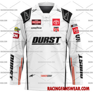 Tanner Gray Nascar Racing 2025 Uniform Apparel Clothes Baseball Jersey Hockey Jersey 3 Nascar store - Loyal fans of Tanner Gray's Men's Baseball Jersey,Women's Baseball Jersey,Kid's Baseball Jersey,Men's Hockey Jerseys,WoMen's Hockey Jerseys,Youth's Hockey Jerseys:vintage nascar racing suit,uniform,apparel,shirts,merch,merchandise,jersey,hoodie,jackets,shorts,sweatshirt,outfits,clothes