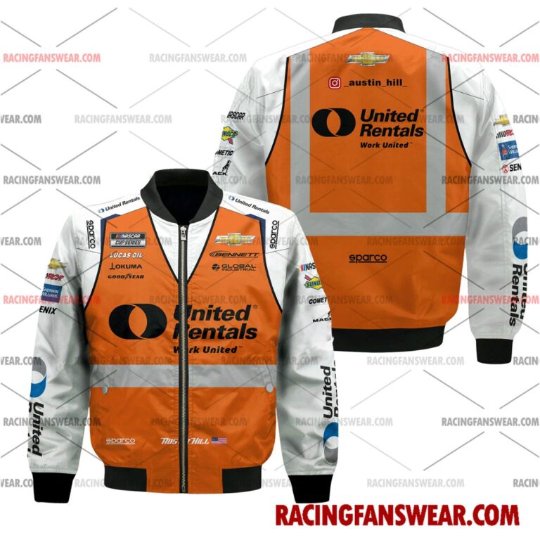 Nascar store - Loyal fans of Austin Hill's Bomber Jacket,Unisex Thick Coat,Unisex Sleeveless Hoodie,Unisex Hooded T-Shirt,Kid Sleeveless Hoodie,Kid Hooded T-Shirts,Kid Thick Coat:vintage nascar racing suit,uniform,apparel,shirts,merch,merchandise,jersey,hoodie,jackets,shorts,sweatshirt,outfits,clothes