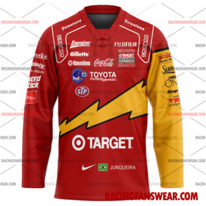 Bruno Junqueira IndyCar Racing 2001 Uniform Apparel Clothes Baseball Jersey Hockey Jersey 3 IndyCar store - Loyal fans of Bruno Junqueira's Men's Baseball Jersey,Women's Baseball Jersey,Kid's Baseball Jersey,Men's Hockey Jerseys,WoMen's Hockey Jerseys,Youth's Hockey Jerseys:Vintage indycar racing suit,uniform,apparel,shirts,merch,merchandise,jersey,hoodie,jackets,shorts,sweatshirt,outfits,clothes