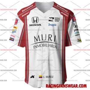 Carlos Munoz IndyCar Racing 2016 Uniform Apparel Clothes Baseball Jersey Hockey Jersey 1 IndyCar store - Loyal fans of Carlos Munoz's Men's Baseball Jersey,Women's Baseball Jersey,Kid's Baseball Jersey,Men's Hockey Jerseys,WoMen's Hockey Jerseys,Youth's Hockey Jerseys:Vintage indycar racing suit,uniform,apparel,shirts,merch,merchandise,jersey,hoodie,jackets,shorts,sweatshirt,outfits,clothes