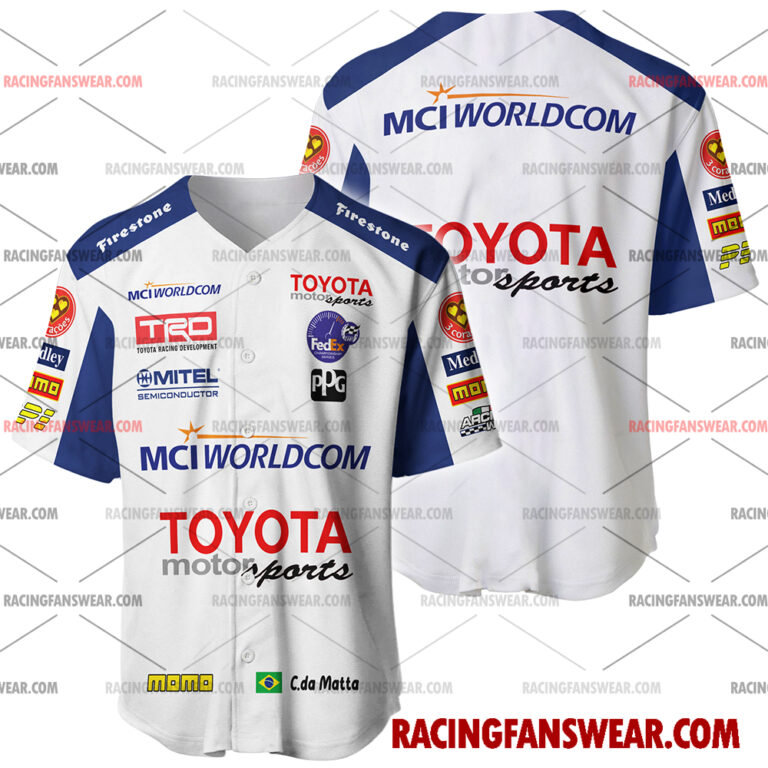 IndyCar store - Loyal fans of Cristiano da Matta's Men's Baseball Jersey,Women's Baseball Jersey,Kid's Baseball Jersey,Men's Hockey Jerseys,WoMen's Hockey Jerseys,Youth's Hockey Jerseys:Vintage indycar racing suit,uniform,apparel,shirts,merch,merchandise,jersey,hoodie,jackets,shorts,sweatshirt,outfits,clothes