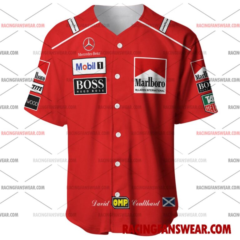 Formula One store - Loyal fans of David Coulthard's Men's Baseball Jersey,Women's Baseball Jersey,Kid's Baseball Jersey,Men's Hockey Jerseys,WoMen's Hockey Jerseys,Youth's Hockey Jerseys:vintage formula one racing suit,uniform,apparel,shirts,merch,merchandise,jersey,hoodie,jackets,shorts,sweatshirt,outfits,clothes