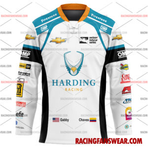 Gabby Chaves IndyCar Racing 2018 Uniform Apparel Clothes Baseball Jersey Hockey Jersey 3 IndyCar store - Loyal fans of Gabby Chaves's Men's Baseball Jersey,Women's Baseball Jersey,Kid's Baseball Jersey,Men's Hockey Jerseys,WoMen's Hockey Jerseys,Youth's Hockey Jerseys:Vintage indycar racing suit,uniform,apparel,shirts,merch,merchandise,jersey,hoodie,jackets,shorts,sweatshirt,outfits,clothes
