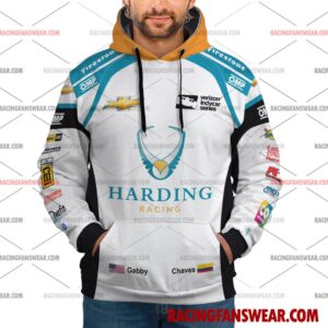Gabby Chaves IndyCar Racing 2018 Uniform Apparel Clothes Sweatshirt Zip Pop Top Hoodie T-Shirt Long Pant 1 IndyCar store - Loyal fans of Gabby Chaves's Unisex Hoodie,Unisex Pop Top Hoodie,Unisex Zip Hoodie,Unisex T-Shirt,Unisex Sweatshirt,Unisex Long Pants,Kid Hoodie,Kid Zip Hoodie,Kid T-Shirt,Kid Sweatshirt,Kid Long Pants:Vintage indycar racing suit,uniform,apparel,shirts,merch,merchandise,jersey,hoodie,jackets,shorts,sweatshirt,outfits,clothes