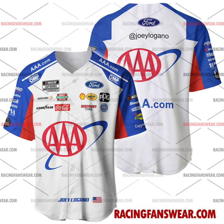 Nascar store - Loyal fans of Joey Logano's Men's Baseball Jersey,Women's Baseball Jersey,Kid's Baseball Jersey,Men's Hockey Jerseys,WoMen's Hockey Jerseys,Youth's Hockey Jerseys:vintage nascar racing suit,uniform,apparel,shirts,merch,merchandise,jersey,hoodie,jackets,shorts,sweatshirt,outfits,clothes