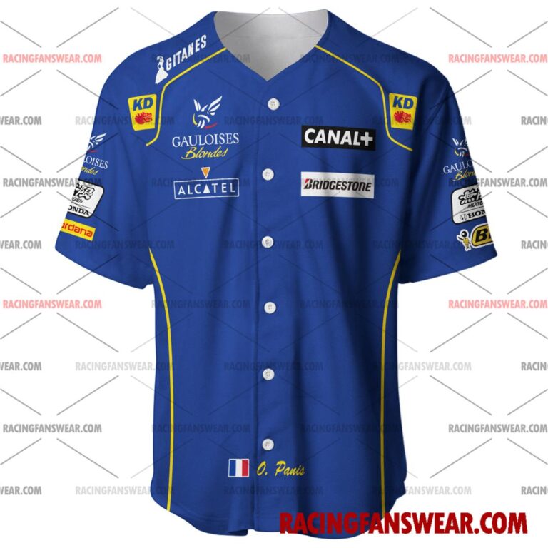 Formula One store - Loyal fans of Olivier Panis's Men's Baseball Jersey,Women's Baseball Jersey,Kid's Baseball Jersey,Men's Hockey Jerseys,WoMen's Hockey Jerseys,Youth's Hockey Jerseys:vintage formula one racing suit,uniform,apparel,shirts,merch,merchandise,jersey,hoodie,jackets,shorts,sweatshirt,outfits,clothes