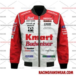 Paul Tracy IndyCar Racing 1995 Uniform Apparel Clothes Bomber Thick Coat Sleeveless Hoodie Hooded T-Shirt 2 IndyCar store - Loyal fans of Paul Tracy's Bomber Jacket,Unisex Thick Coat,Unisex Sleeveless Hoodie,Unisex Hooded T-Shirt,Kid Sleeveless Hoodie,Kid Hooded T-Shirts,Kid Thick Coat:Vintage indycar racing suit,uniform,apparel,shirts,merch,merchandise,jersey,hoodie,jackets,shorts,sweatshirt,outfits,clothes