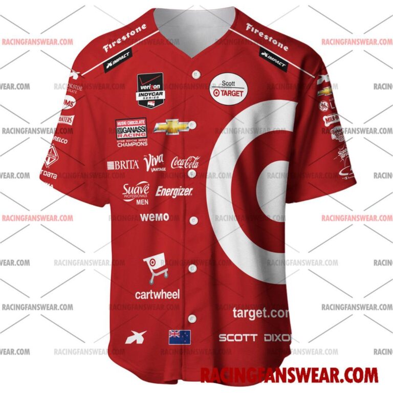 IndyCar store - Loyal fans of Scott Dixon's Men's Baseball Jersey,Women's Baseball Jersey,Kid's Baseball Jersey,Men's Hockey Jerseys,WoMen's Hockey Jerseys,Youth's Hockey Jerseys:Vintage indycar racing suit,uniform,apparel,shirts,merch,merchandise,jersey,hoodie,jackets,shorts,sweatshirt,outfits,clothes