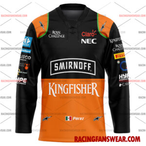 Sergio Perez Formula One Racing 2015 Uniform Apparel Clothes Baseball Jersey Hockey Jersey 3 Formula One store - Loyal fans of Sergio Perez's Men's Baseball Jersey,Women's Baseball Jersey,Kid's Baseball Jersey,Men's Hockey Jerseys,WoMen's Hockey Jerseys,Youth's Hockey Jerseys:vintage formula one racing suit,uniform,apparel,shirts,merch,merchandise,jersey,hoodie,jackets,shorts,sweatshirt,outfits,clothes