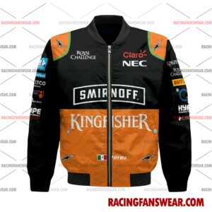 Sergio Perez Formula One Racing 2015 Uniform Apparel Clothes Bomber Thick Coat Sleeveless Hoodie Hooded T-Shirt 2 Formula One store - Loyal fans of Sergio Perez's Bomber Jacket,Unisex Thick Coat,Unisex Sleeveless Hoodie,Unisex Hooded T-Shirt,Kid Sleeveless Hoodie,Kid Hooded T-Shirts,Kid Thick Coat:vintage formula one racing suit,uniform,apparel,shirts,merch,merchandise,jersey,hoodie,jackets,shorts,sweatshirt,outfits,clothes