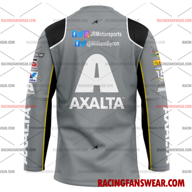 Nascar store - Loyal fans of William Byron's Men's Baseball Jersey,Women's Baseball Jersey,Kid's Baseball Jersey,Men's Hockey Jerseys,WoMen's Hockey Jerseys,Youth's Hockey Jerseys:vintage nascar racing suit,uniform,apparel,shirts,merch,merchandise,jersey,hoodie,jackets,shorts,sweatshirt,outfits,clothes