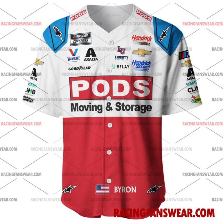 Nascar store - Loyal fans of William Byron's Men's Baseball Jersey,Women's Baseball Jersey,Kid's Baseball Jersey,Men's Hockey Jerseys,WoMen's Hockey Jerseys,Youth's Hockey Jerseys:vintage nascar racing suit,uniform,apparel,shirts,merch,merchandise,jersey,hoodie,jackets,shorts,sweatshirt,outfits,clothes