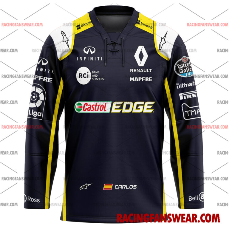 Formula One store - Loyal fans of Carlos Sainz's Men's Baseball Jersey,Women's Baseball Jersey,Kid's Baseball Jersey,Men's Hockey Jerseys,WoMen's Hockey Jerseys,Youth's Hockey Jerseys:vintage formula one racing suit,uniform,apparel,shirts,merch,merchandise,jersey,hoodie,jackets,shorts,sweatshirt,outfits,clothes