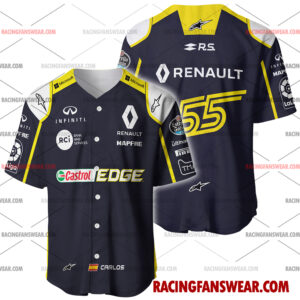 Formula One store - Loyal fans of Carlos Sainz's Men's Baseball Jersey,Women's Baseball Jersey,Kid's Baseball Jersey,Men's Hockey Jerseys,WoMen's Hockey Jerseys,Youth's Hockey Jerseys:vintage formula one racing suit,uniform,apparel,shirts,merch,merchandise,jersey,hoodie,jackets,shorts,sweatshirt,outfits,clothes