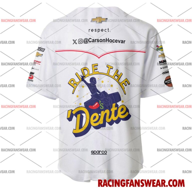 Nascar store - Loyal fans of Carson Hocevar's Men's Baseball Jersey,Women's Baseball Jersey,Kid's Baseball Jersey,Men's Hockey Jerseys,WoMen's Hockey Jerseys,Youth's Hockey Jerseys:vintage nascar racing suit,uniform,apparel,shirts,merch,merchandise,jersey,hoodie,jackets,shorts,sweatshirt,outfits,clothes