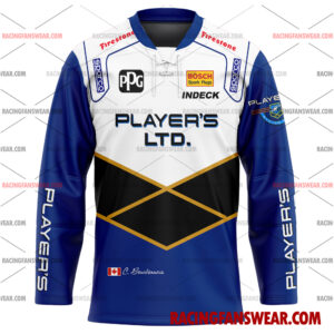 Claude Bourbonnais IndyCar Racing 1995 Uniform Apparel Clothes Baseball Jersey Hockey Jersey 3 IndyCar store - Loyal fans of Claude Bourbonnais's Men's Baseball Jersey,Women's Baseball Jersey,Kid's Baseball Jersey,Men's Hockey Jerseys,WoMen's Hockey Jerseys,Youth's Hockey Jerseys:Vintage indycar racing suit,uniform,apparel,shirts,merch,merchandise,jersey,hoodie,jackets,shorts,sweatshirt,outfits,clothes
