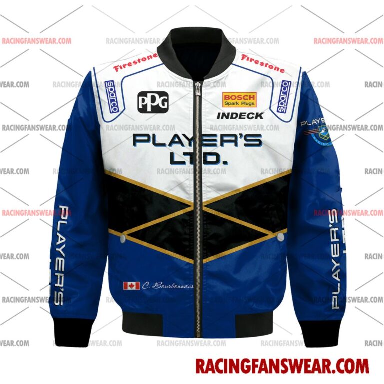 IndyCar store - Loyal fans of Claude Bourbonnais's Bomber Jacket,Unisex Thick Coat,Unisex Sleeveless Hoodie,Unisex Hooded T-Shirt,Kid Sleeveless Hoodie,Kid Hooded T-Shirts,Kid Thick Coat:Vintage indycar racing suit,uniform,apparel,shirts,merch,merchandise,jersey,hoodie,jackets,shorts,sweatshirt,outfits,clothes