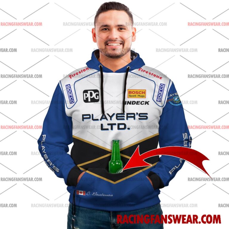 IndyCar store - Loyal fans of Claude Bourbonnais's Unisex Hoodie,Unisex Pop Top Hoodie,Unisex Zip Hoodie,Unisex T-Shirt,Unisex Sweatshirt,Unisex Long Pants,Kid Hoodie,Kid Zip Hoodie,Kid T-Shirt,Kid Sweatshirt,Kid Long Pants:Vintage indycar racing suit,uniform,apparel,shirts,merch,merchandise,jersey,hoodie,jackets,shorts,sweatshirt,outfits,clothes