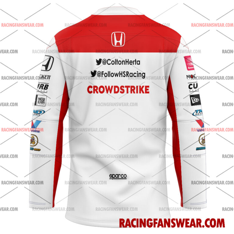 IndyCar store - Loyal fans of Colton Herta's Men's Baseball Jersey,Women's Baseball Jersey,Kid's Baseball Jersey,Men's Hockey Jerseys,WoMen's Hockey Jerseys,Youth's Hockey Jerseys:Vintage indycar racing suit,uniform,apparel,shirts,merch,merchandise,jersey,hoodie,jackets,shorts,sweatshirt,outfits,clothes