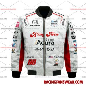 Colton Herta IndyCar Racing 2019 Uniform Apparel Clothes Bomber Thick Coat Sleeveless Hoodie Hooded T-Shirt 2 IndyCar store - Loyal fans of Colton Herta's Bomber Jacket,Unisex Thick Coat,Unisex Sleeveless Hoodie,Unisex Hooded T-Shirt,Kid Sleeveless Hoodie,Kid Hooded T-Shirts,Kid Thick Coat:Vintage indycar racing suit,uniform,apparel,shirts,merch,merchandise,jersey,hoodie,jackets,shorts,sweatshirt,outfits,clothes