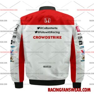 Colton Herta IndyCar Racing 2019 Uniform Apparel Clothes Bomber Thick Coat Sleeveless Hoodie Hooded T-Shirt 1 IndyCar store - Loyal fans of Colton Herta's Bomber Jacket,Unisex Thick Coat,Unisex Sleeveless Hoodie,Unisex Hooded T-Shirt,Kid Sleeveless Hoodie,Kid Hooded T-Shirts,Kid Thick Coat:Vintage indycar racing suit,uniform,apparel,shirts,merch,merchandise,jersey,hoodie,jackets,shorts,sweatshirt,outfits,clothes