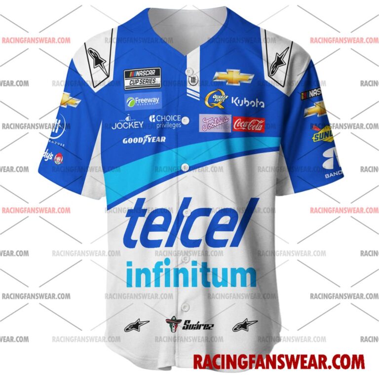 Nascar store - Loyal fans of Daniel Suarez's Men's Baseball Jersey,Women's Baseball Jersey,Kid's Baseball Jersey,Men's Hockey Jerseys,WoMen's Hockey Jerseys,Youth's Hockey Jerseys:vintage nascar racing suit,uniform,apparel,shirts,merch,merchandise,jersey,hoodie,jackets,shorts,sweatshirt,outfits,clothes