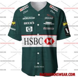 Eddie Irvine Formula One Racing 2001 Uniform Apparel Clothes Baseball Jersey Hockey Jersey 1 Formula One store - Loyal fans of Eddie Irvine's Men's Baseball Jersey,Women's Baseball Jersey,Kid's Baseball Jersey,Men's Hockey Jerseys,WoMen's Hockey Jerseys,Youth's Hockey Jerseys:vintage formula one racing suit,uniform,apparel,shirts,merch,merchandise,jersey,hoodie,jackets,shorts,sweatshirt,outfits,clothes