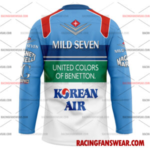 Giancarlo Fisichella Formula One Racing 1998 Uniform Apparel Clothes Baseball Jersey Hockey Jersey 4 Formula One store - Loyal fans of Giancarlo Fisichella's Men's Baseball Jersey,Women's Baseball Jersey,Kid's Baseball Jersey,Men's Hockey Jerseys,WoMen's Hockey Jerseys,Youth's Hockey Jerseys:vintage formula one racing suit,uniform,apparel,shirts,merch,merchandise,jersey,hoodie,jackets,shorts,sweatshirt,outfits,clothes