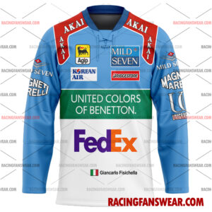 Giancarlo Fisichella Formula One Racing 1998 Uniform Apparel Clothes Baseball Jersey Hockey Jersey 3 Formula One store - Loyal fans of Giancarlo Fisichella's Men's Baseball Jersey,Women's Baseball Jersey,Kid's Baseball Jersey,Men's Hockey Jerseys,WoMen's Hockey Jerseys,Youth's Hockey Jerseys:vintage formula one racing suit,uniform,apparel,shirts,merch,merchandise,jersey,hoodie,jackets,shorts,sweatshirt,outfits,clothes