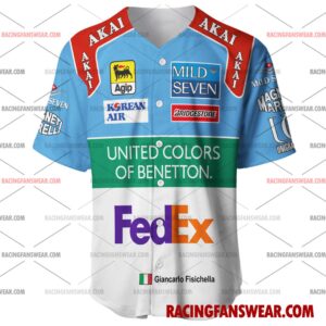 Giancarlo Fisichella Formula One Racing 1998 Uniform Apparel Clothes Baseball Jersey Hockey Jersey 1 Formula One store - Loyal fans of Giancarlo Fisichella's Men's Baseball Jersey,Women's Baseball Jersey,Kid's Baseball Jersey,Men's Hockey Jerseys,WoMen's Hockey Jerseys,Youth's Hockey Jerseys:vintage formula one racing suit,uniform,apparel,shirts,merch,merchandise,jersey,hoodie,jackets,shorts,sweatshirt,outfits,clothes