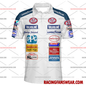 Gordon Johncock IndyCar Racing 1984 Uniform Apparel Clothes Hawaiian Polo Shirts 4 IndyCar store - Loyal fans of Gordon Johncock's Unisex Hawaiian Shirt,Unisex Polo Shirt,Kid Hawaiian Shirt,Kid Polo Shirt:Vintage indycar racing suit,uniform,apparel,shirts,merch,merchandise,jersey,hoodie,jackets,shorts,sweatshirt,outfits,clothes