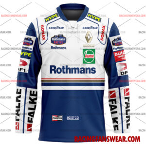 Heinz Harald Frentzen Formula One Racing 1997 Uniform Apparel Clothes Baseball Jersey Hockey Jersey 3 Formula One store - Loyal fans of Heinz Harald Frentzen's Men's Baseball Jersey,Women's Baseball Jersey,Kid's Baseball Jersey,Men's Hockey Jerseys,WoMen's Hockey Jerseys,Youth's Hockey Jerseys:vintage formula one racing suit,uniform,apparel,shirts,merch,merchandise,jersey,hoodie,jackets,shorts,sweatshirt,outfits,clothes